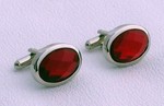 Wholesale Jewelry - Cuff Links (CL) New Items (CL745 RUBY S)