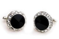 Wholesale Jewelry - Cuff Links (CL) New Items (CL2001BLK S)